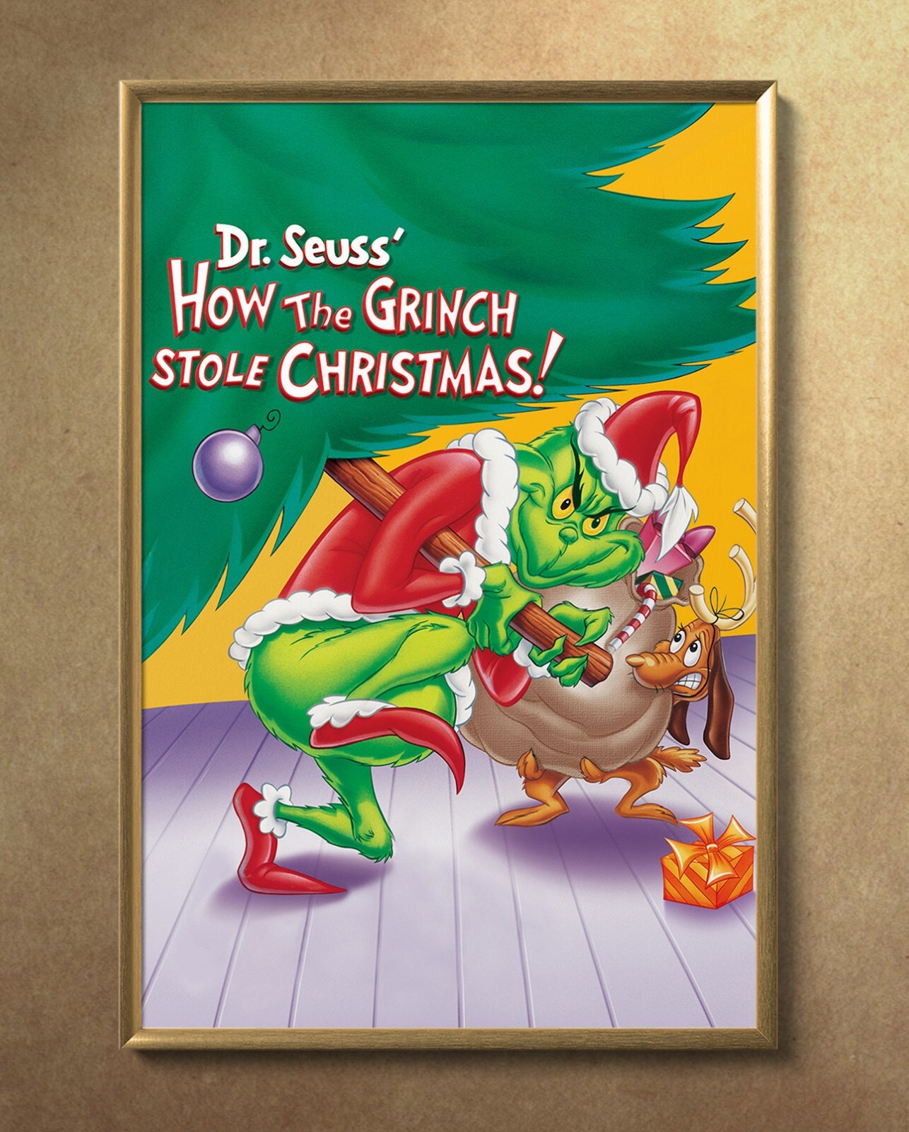How the Grinch Stole Christmas 1966 Movie Poster 24&Prime;x36&Prime; Glossy Unframed 6617