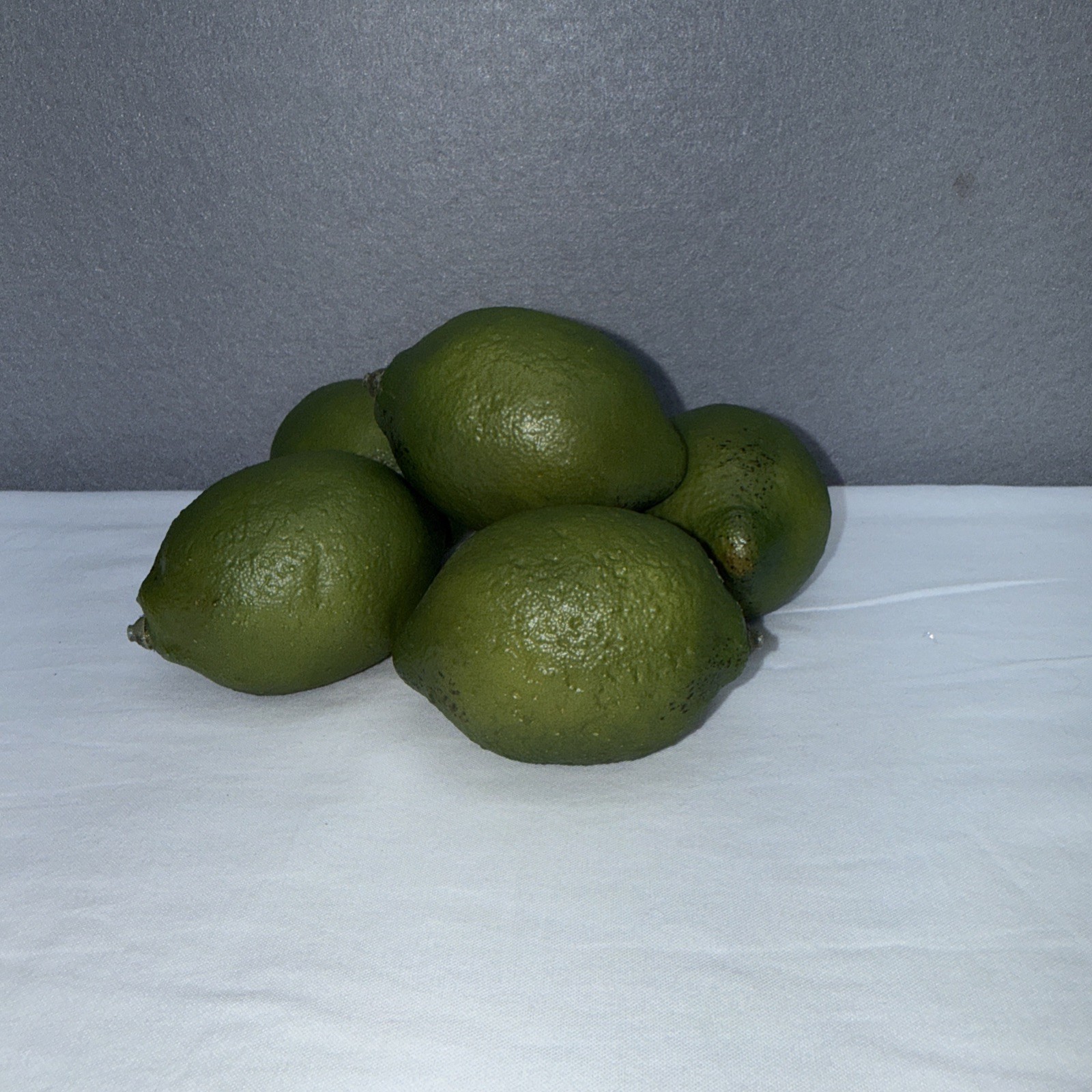 Green Limes Artificial Realistic Faux Fruit Decor Length 2.5&Prime; Lot Of 6 READ