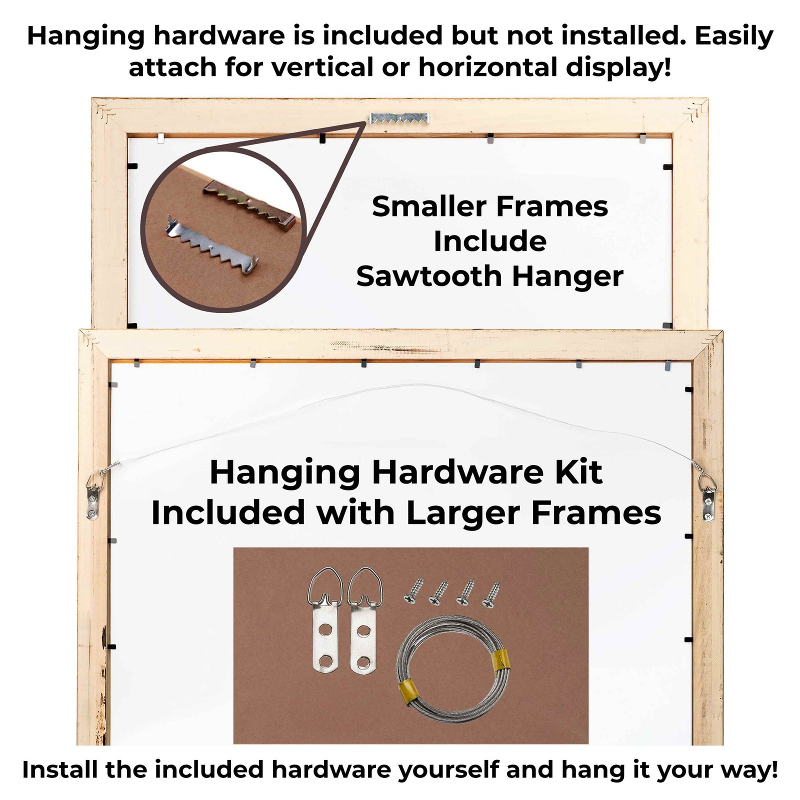 White 13×34 Wood Shadow Box with White Acid-Free Backing 3/4&Prime; Usable Depth