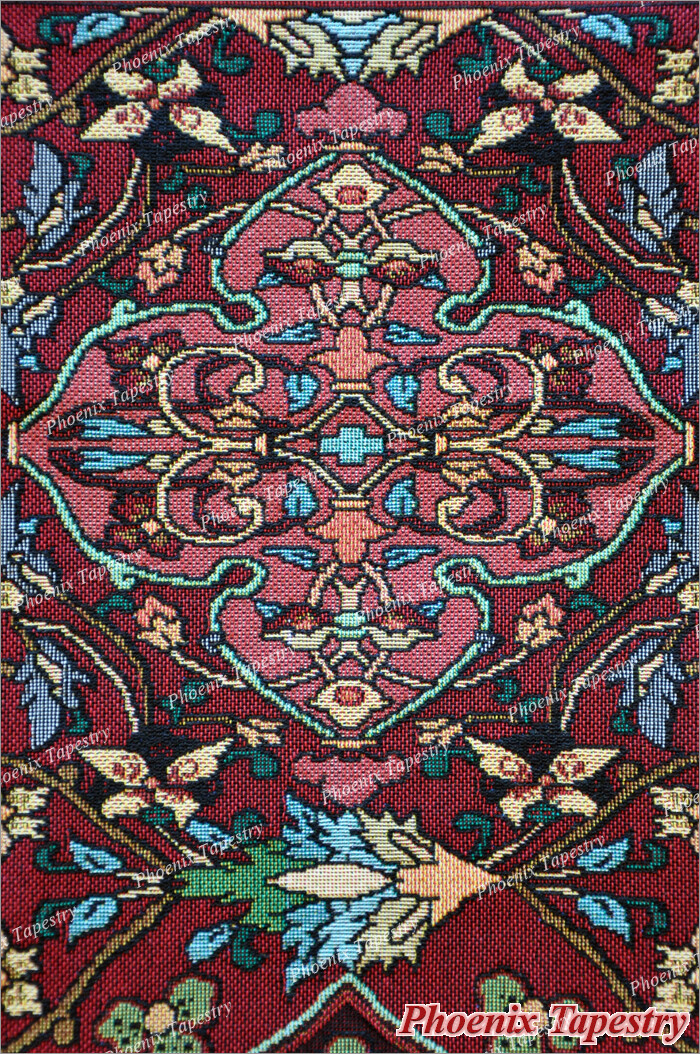 Moroccan Style III Tapestry Wall Hanging Jacquard Weave Art 100% Cotton 55&Prime;x67&Prime;