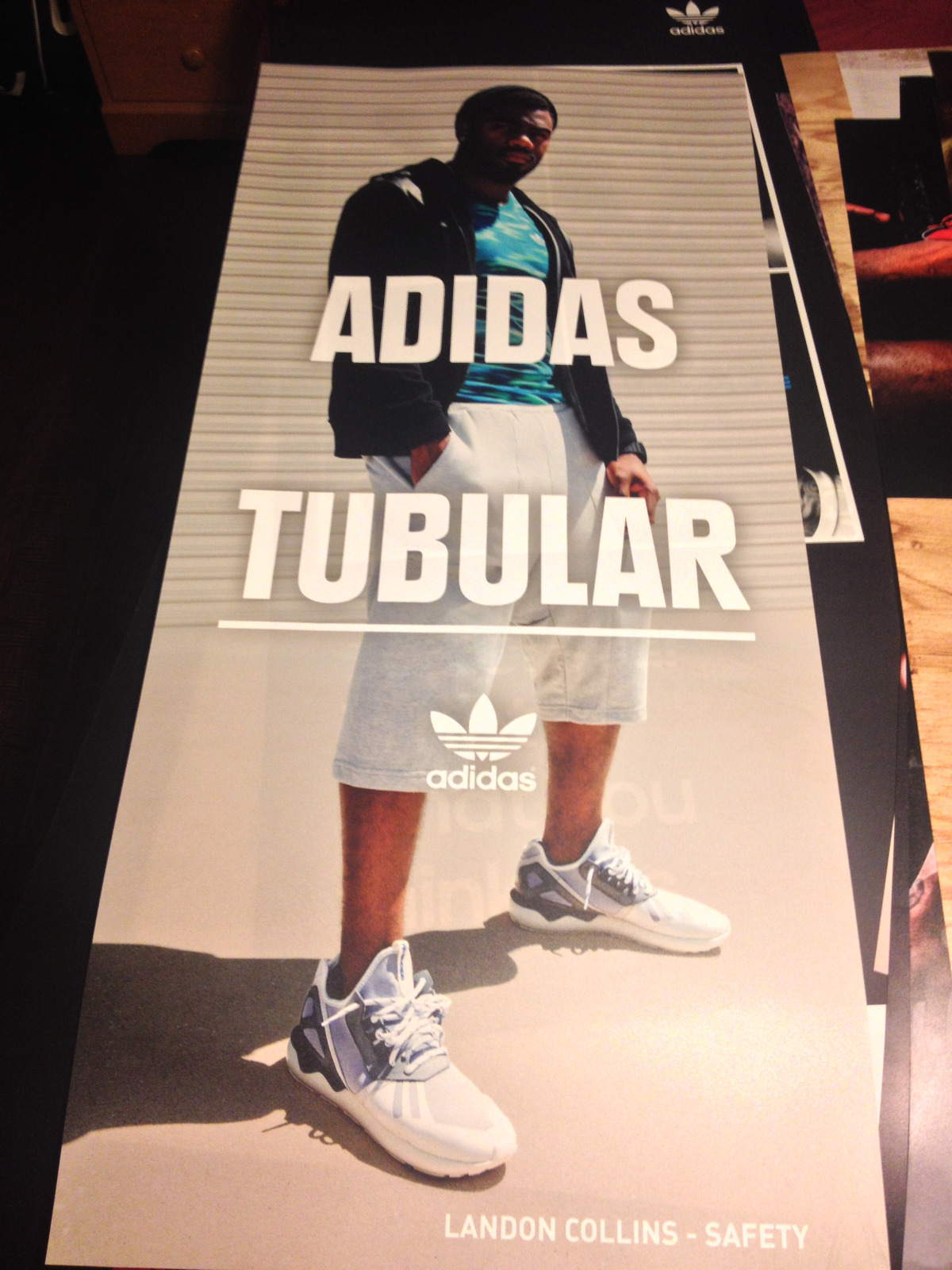 ADIDAS TUBULAR: LANDON COLLINS & DEVANTE PARKER Light Box Display Poster
