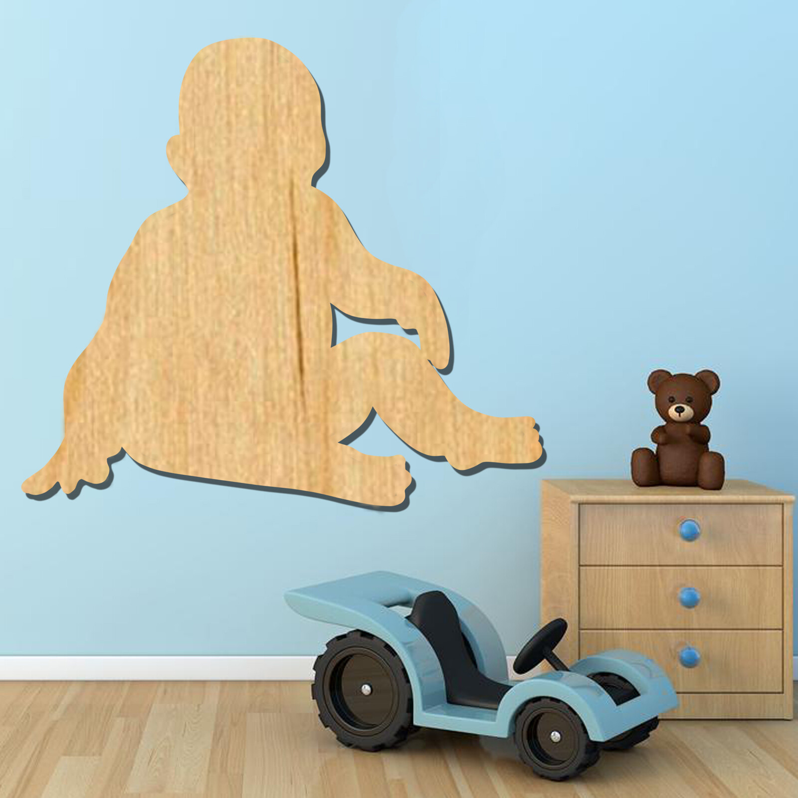 Baby Sitting Cut out, Wood plaque sign, Home decor, wood Crafts, Craft supplies