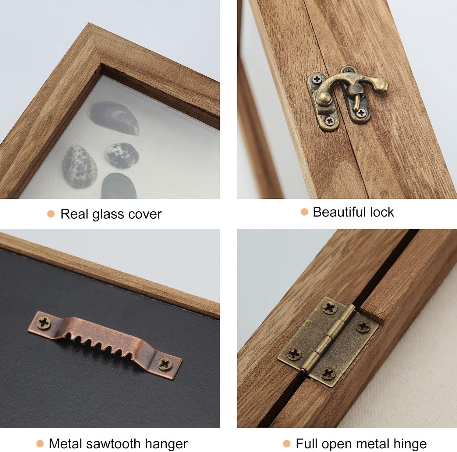 8×10 Display Case with Shatterproof Glass – Perfect for Military Memorabilia
