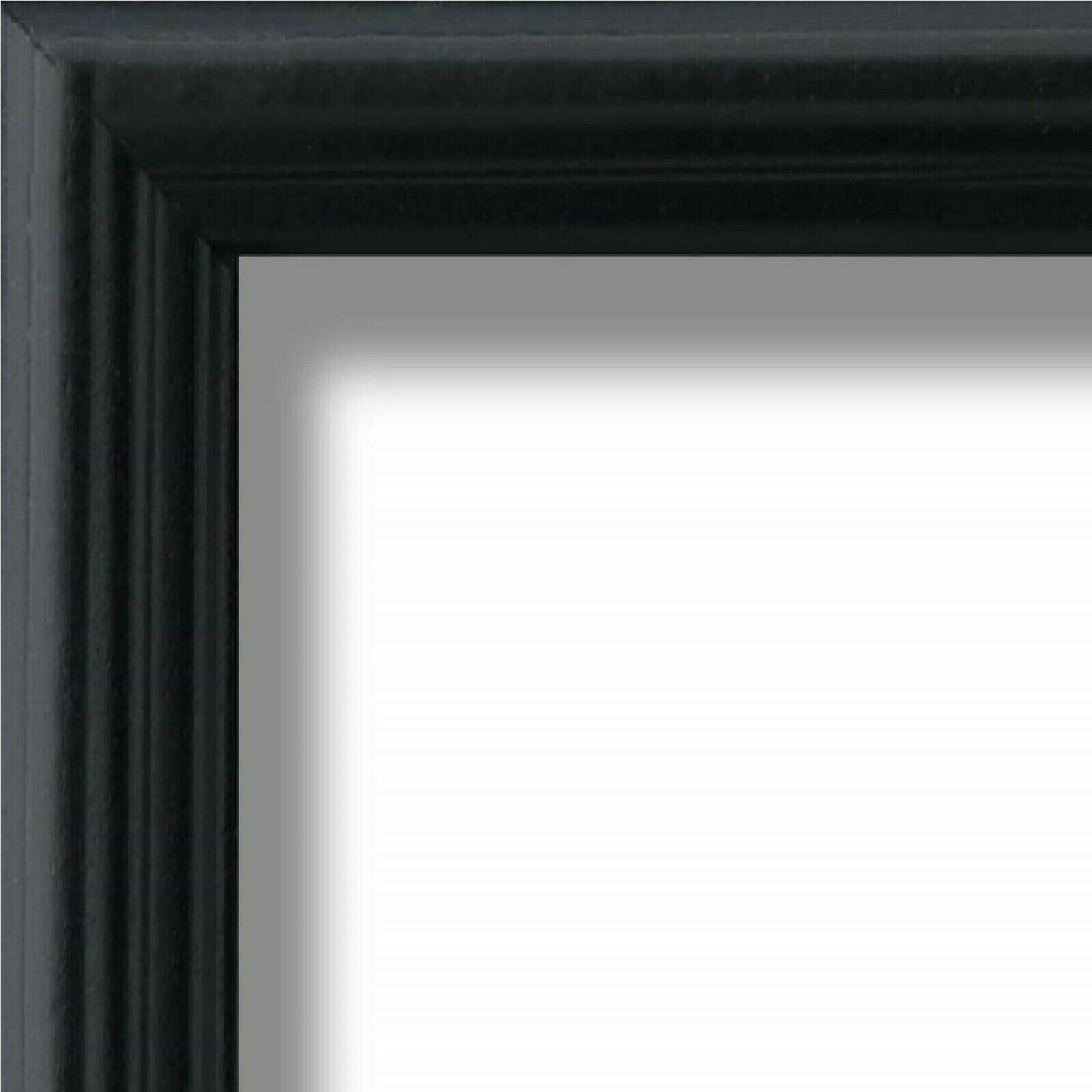 US Art Frames 36×24 Black .75&Prime; Solid Wood Picture & Poster Frame