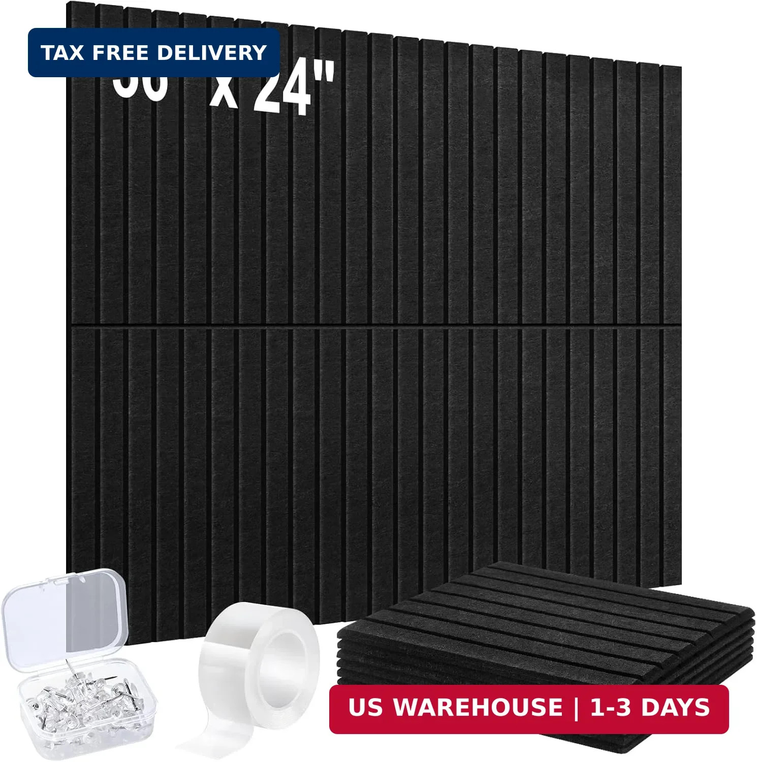Felt Bulletin Board Tiles, Cork Boards for Walls, Poster Board, Removable Sound