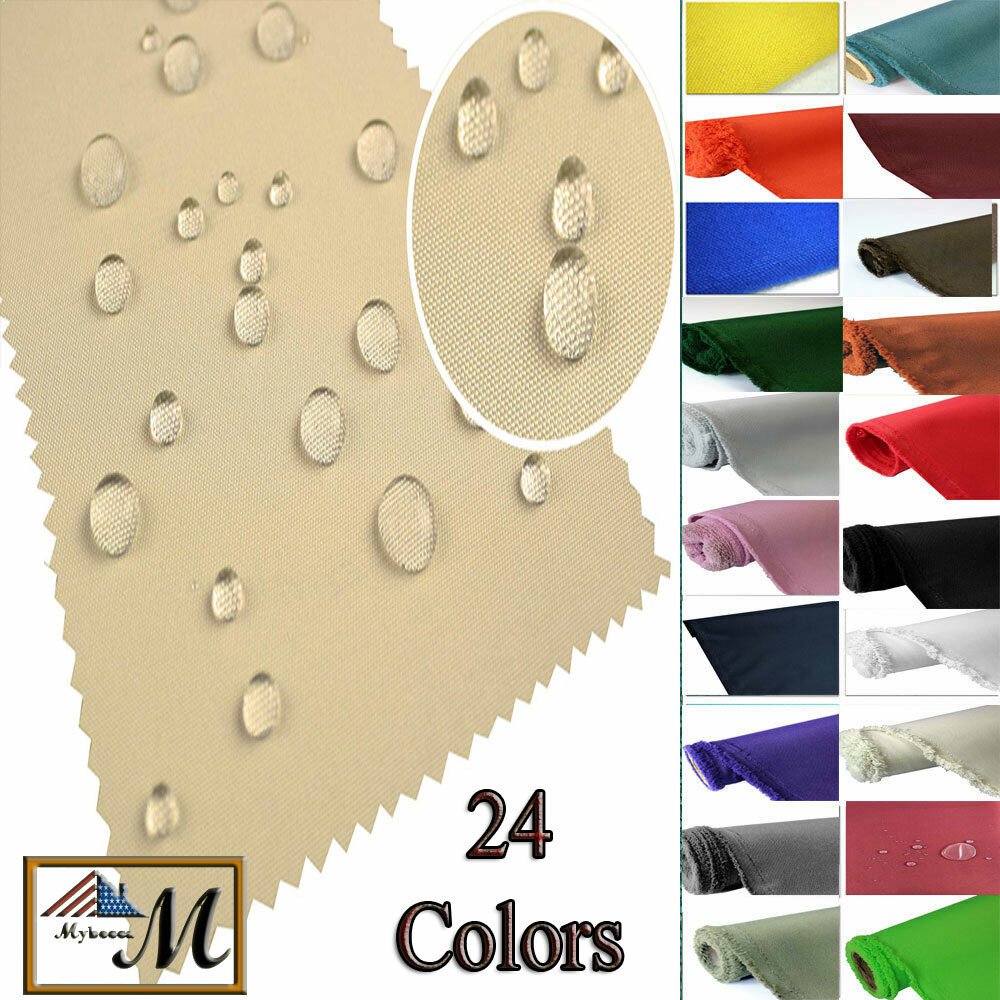 Canvas Fabric Waterproof Outdoor 56&Prime;/60&Prime; wide 600 Denier 24 COLORS By The Yards