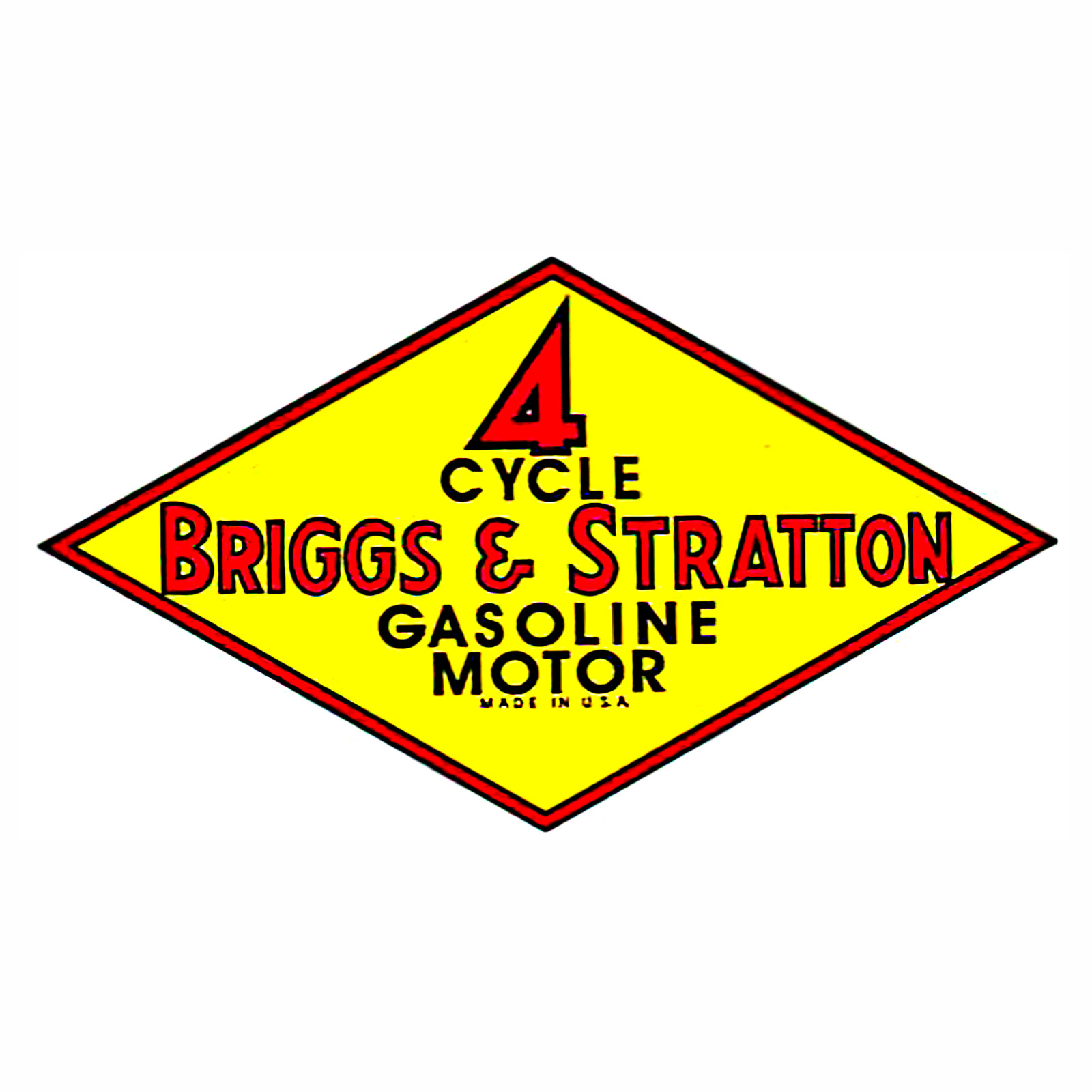 Briggs & Stratton Service Parts Decal Engines Power Equipment Sticker Sign