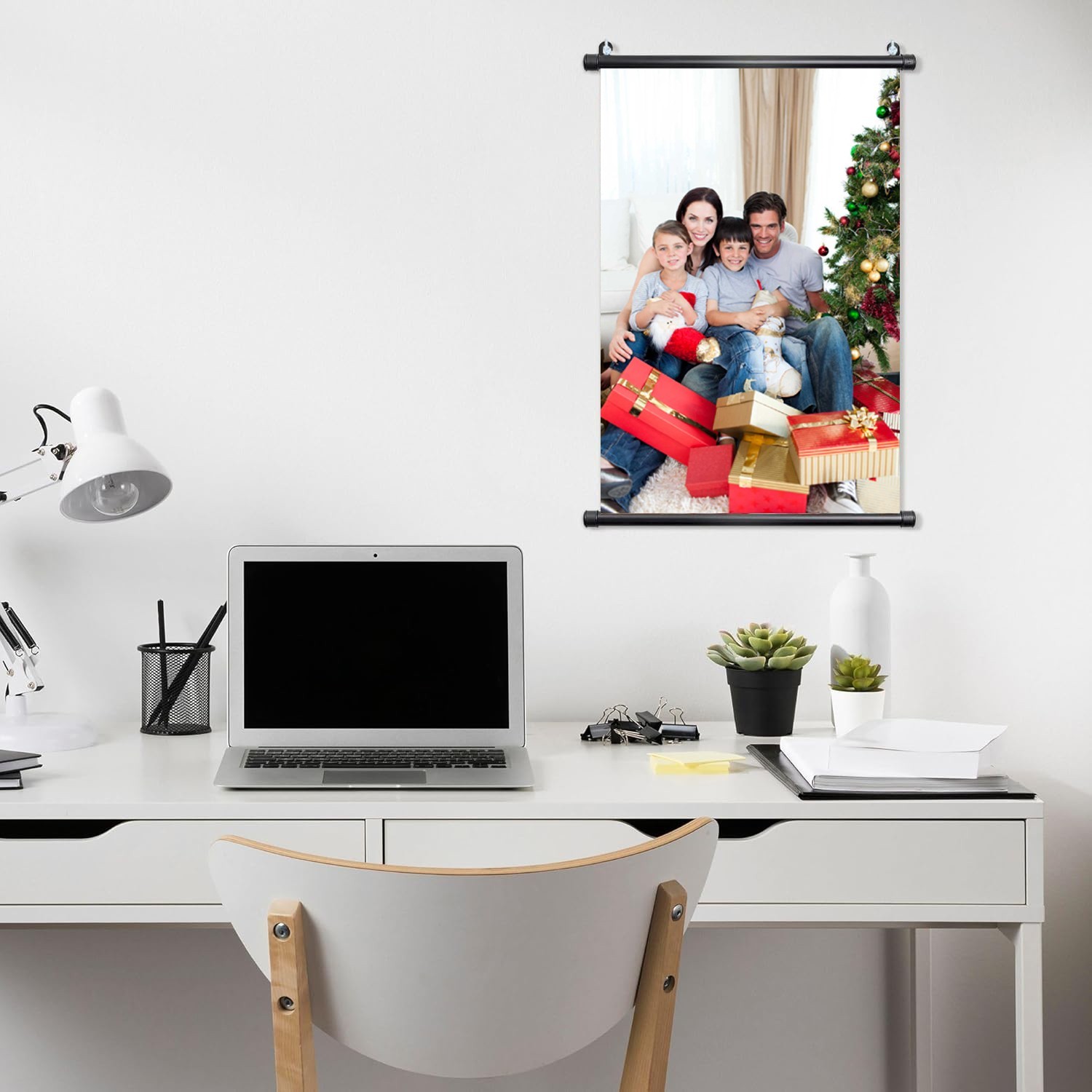 Custom Canvas Scroll Poster Personalized Customize Print Decor Wall 16 x24 inch