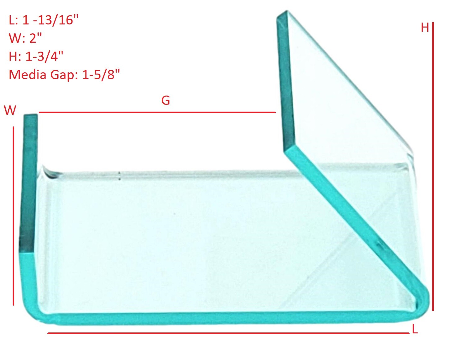 T&rsquo;z Tagz Transparent Green Small Multipurpose Display Easel Cell Phone Stand 6Pk
