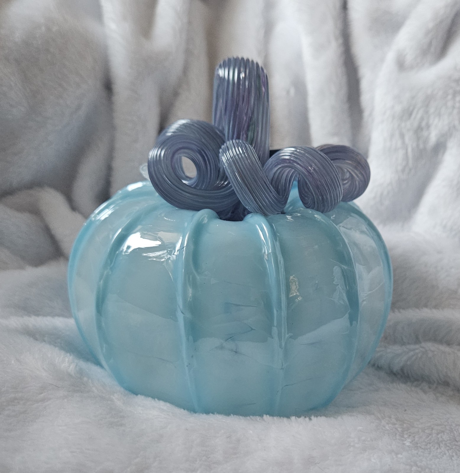 Luke Adams Glassblowing Studio – Daily Pumpkin #3566 – Squat Size