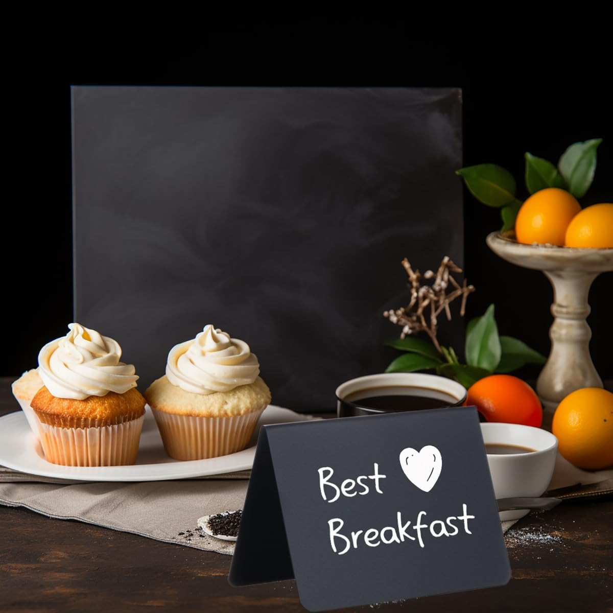 20 Pack 4&Prime;X3&Prime; Mini Chalkboard Signs for Food Buffet Party, Tabletop Small Chalkb