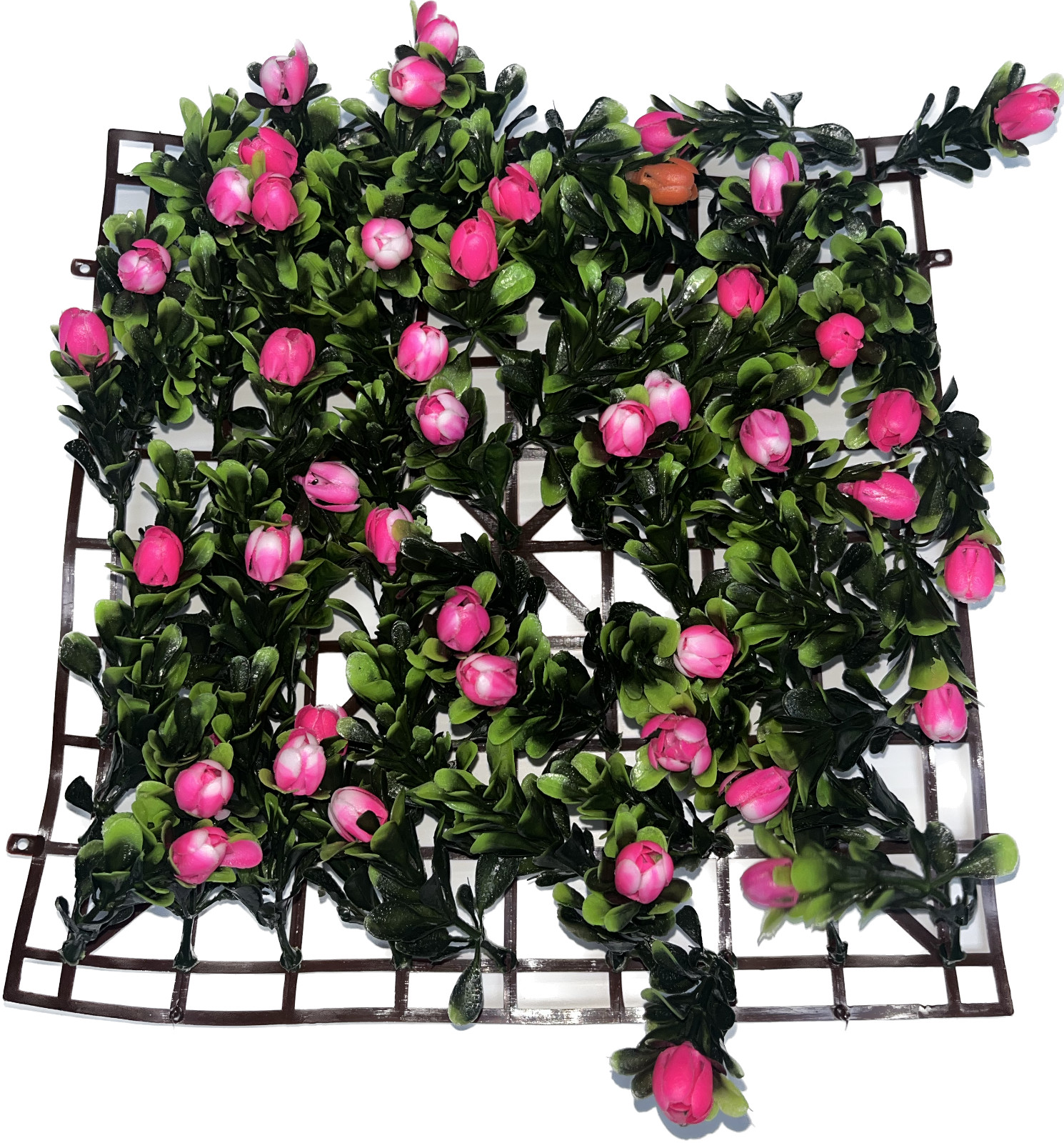 Artificial Grass Cover Mat Interlocking 10 x 10 in Vertical Tile for Indoor Use