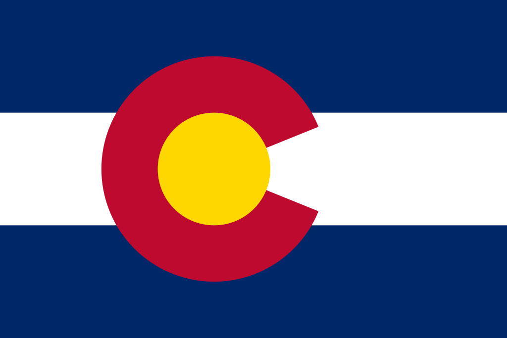 Colorado State Flag Denver Centennial USA POSTER PICTURE PHOTO PRINT 1