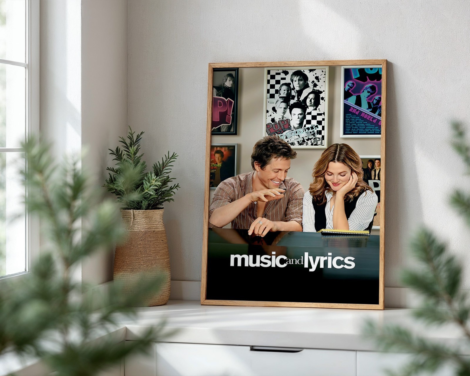 Music and Lyrics (2007) Movie Poster Wall Art Print