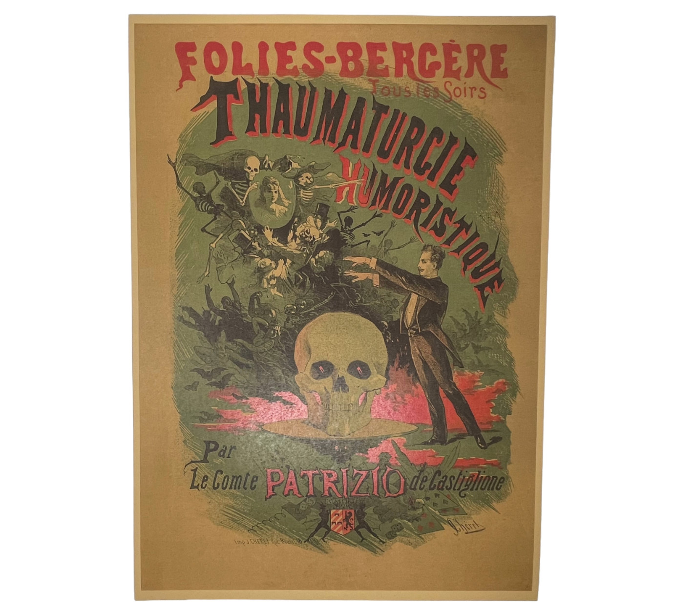 Circus Poster Magic Show Freak Show Posters Skulls Ghosts Skeletons Wall Art
