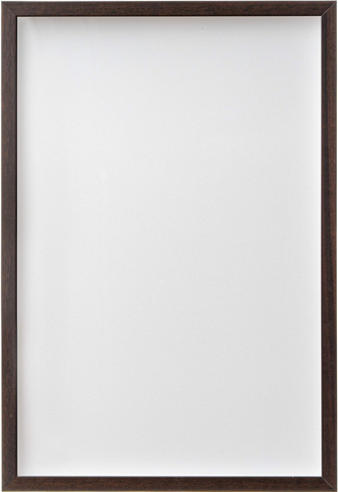 15×24 Shadow Box Brown Walnut Finish Solid Wood Display Frame | 0.875 Inch Mould