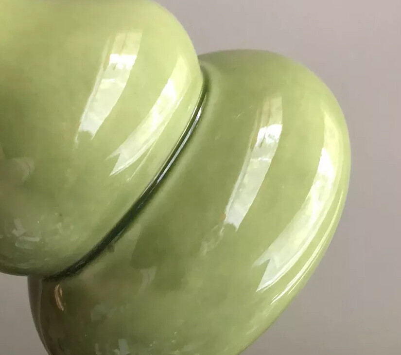 SET OF 3 VASES LIVE LOVE LAUGH GREEN VARIOUS SHAPES VINTAGE OCTOBER HILL