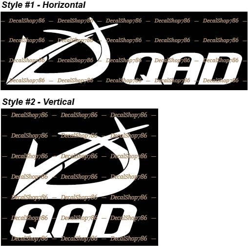 QAD – Archery/Hunting Equipment & Gears – Vinyl Die-Cut Peel N&rsquo; Stick Decals