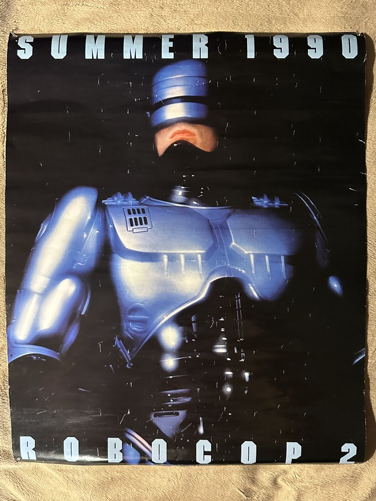ORIGINAL ROBOCOP 2 16×20 INCH MEDIUM-SIZED MOVIE TEASER PROMO POSTER SUMMER 1990