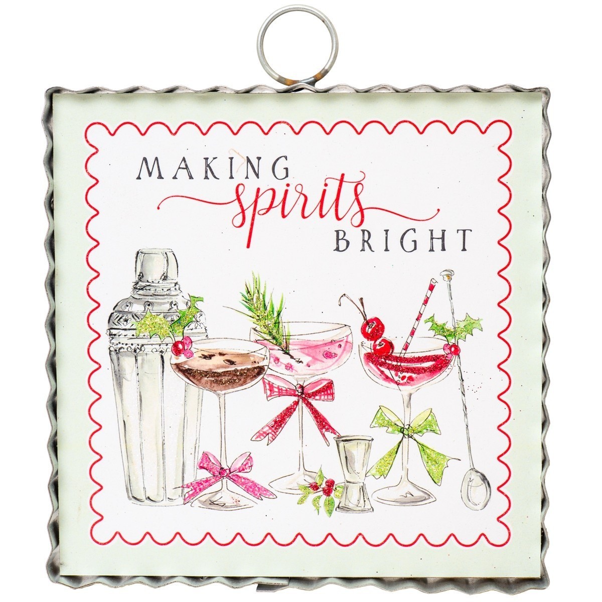 The Round Top Collection Mini Gallery Making Spirits Bright 6x6x1
