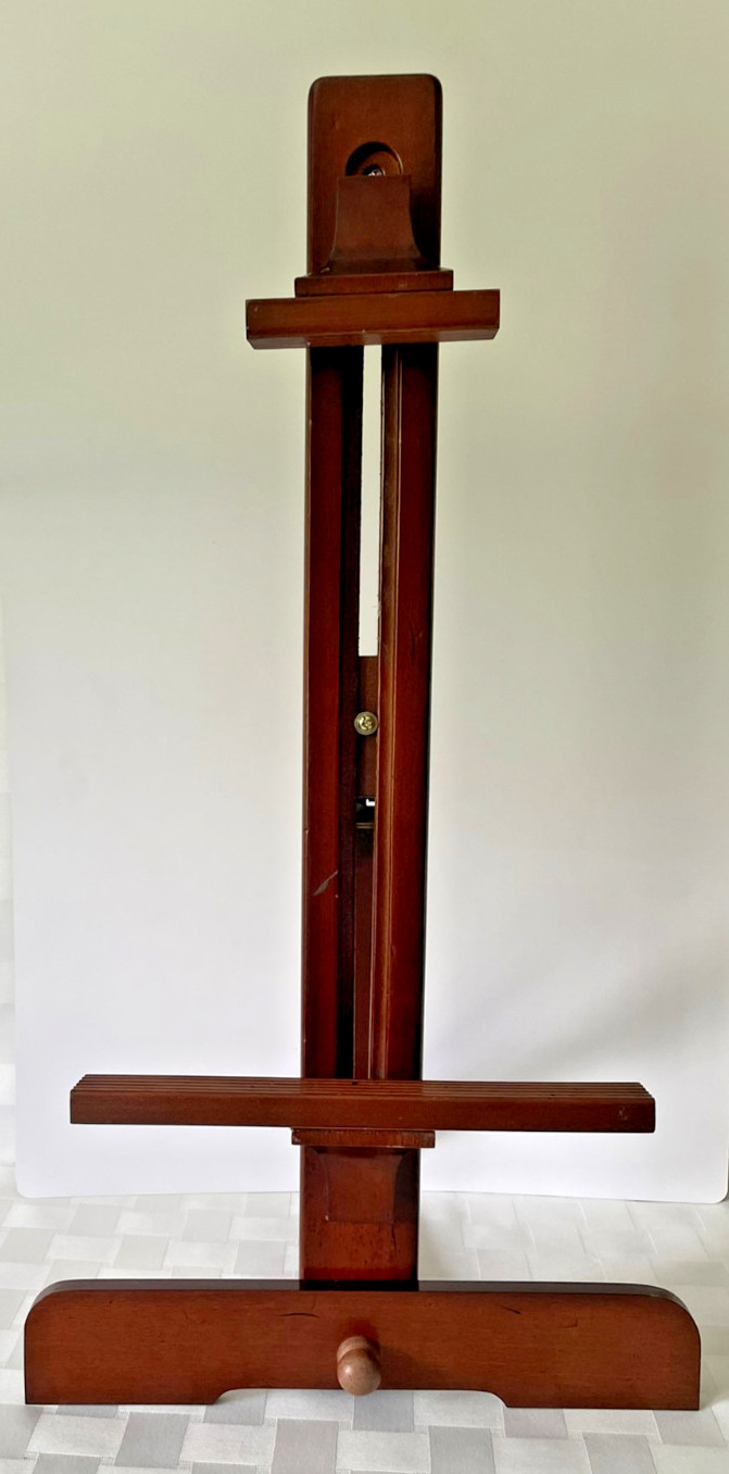 Vintage 1990&rsquo;s THE BOMBAY COMPANY 19.5&Prime; Tall Wood Tabletop Adjustable Easel