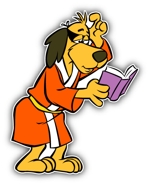 Hong Kong Phooey Book Cartoon Car Bumper Sticker Decal 5 »x 4 »