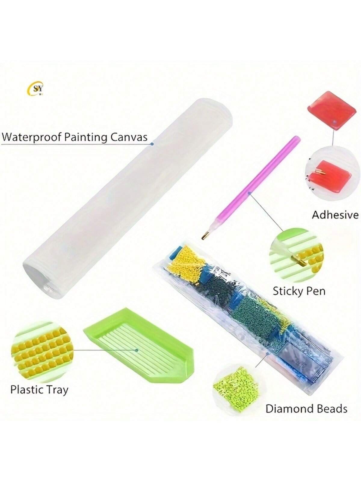 Multicolor Full Drill Diamond Painting Kit 50×40 70×40 40×30 100×50 120×40