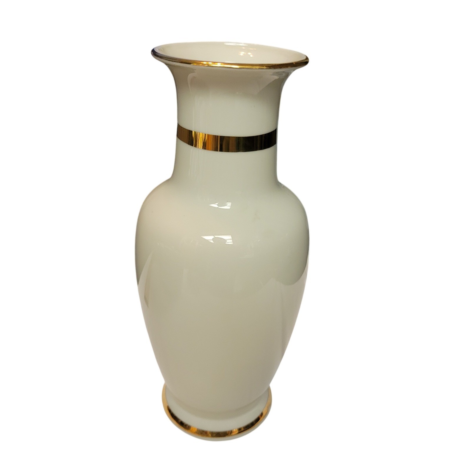 Vintage Art of Chokin Porcelain Vase Gold Trim Floral Cart Decor Ornate Japan