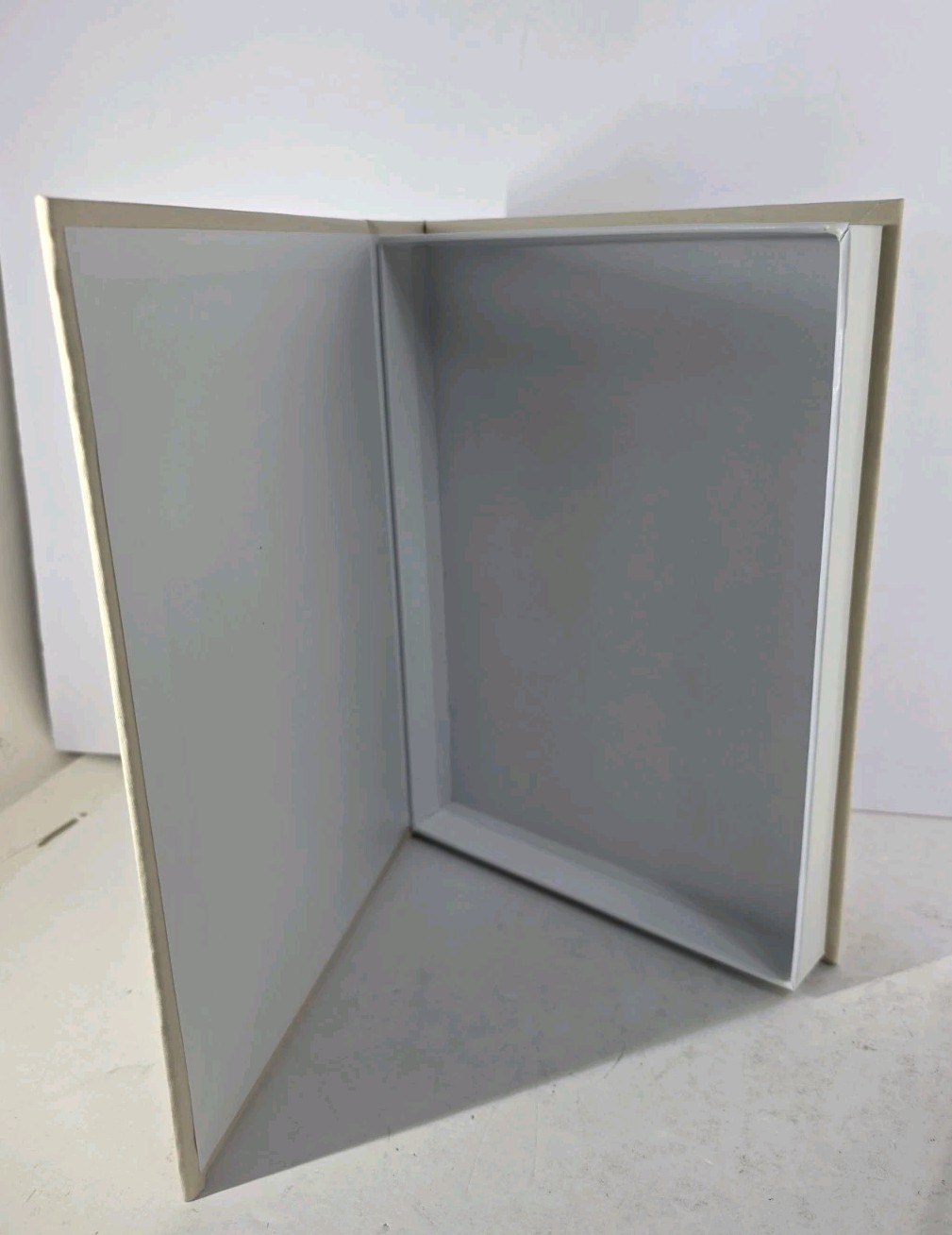 Decorative Books Boxes for Home Decor 3 Pcs Beautiful Linen Faux Box for 3pcs