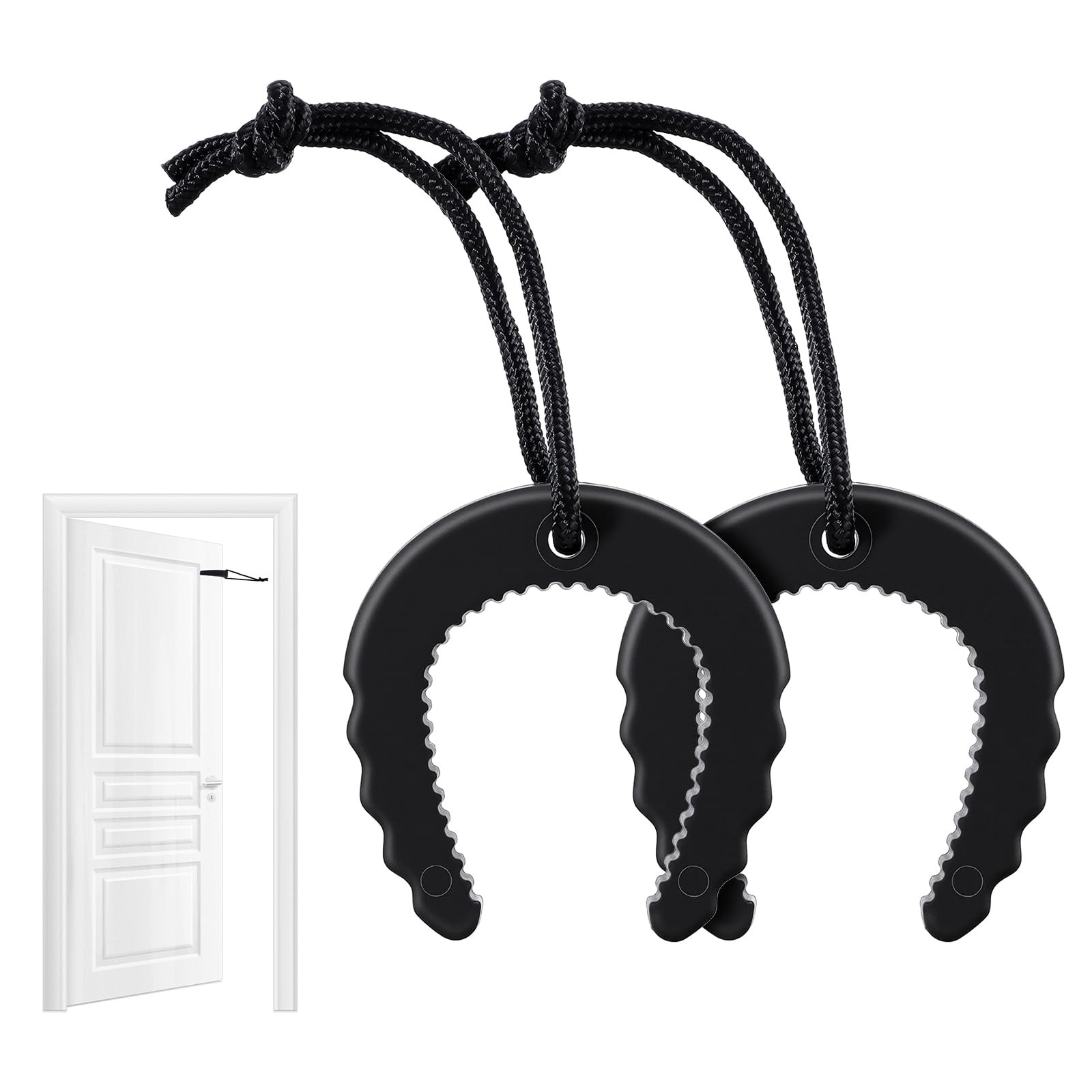 2 Pcs First Responder Door Stops, Door Jam with Nylon Cord Attachments Doors …