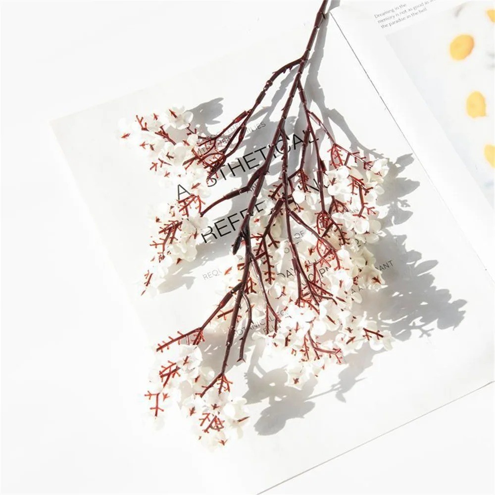 Artificial Flowers Cherry Blossoms Wedding Home Vase Decoration