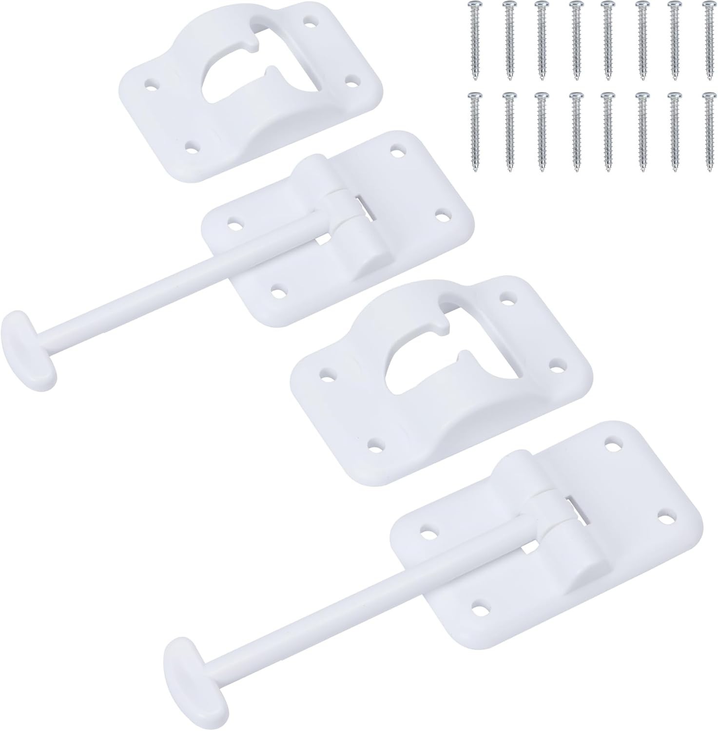 Lonffery Rv Door Latch – RV Door Holder Trailer Door Latch 4 inches 2pcs