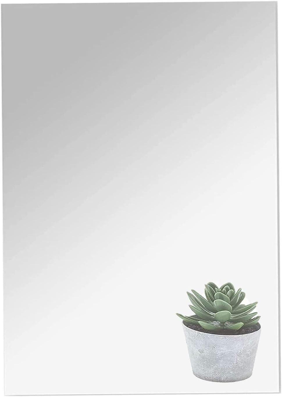 DARENYI 16&Prime;x12&Prime; Acrylic Mirror Sheet, Flexible 16"L x 12"W, Clear