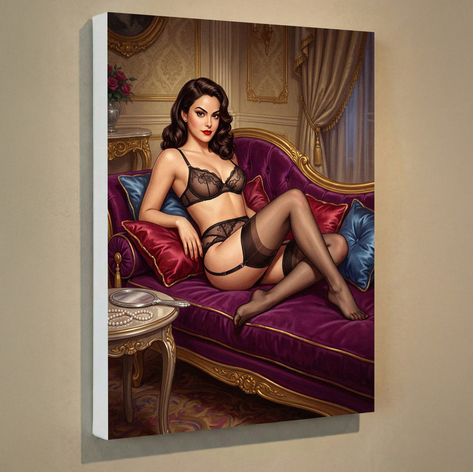 Veronica Archie Comics Canvas Print 12×16 – Vintage Retro Pin-Up Wall Art Decor