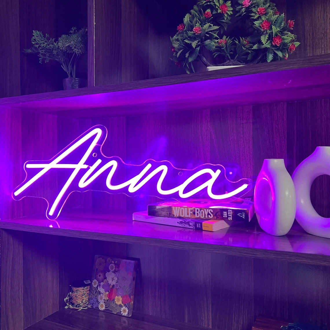 Personalized Neon Sign Custom Name Logo Signs Acrylic Wall Decor LED Night Light