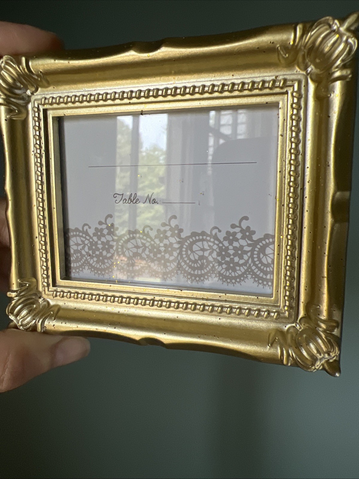 Small Miniature Frame Gold