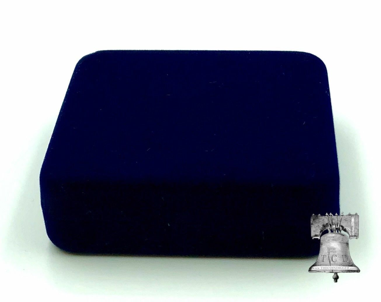 Air-tite Silver or Gold Bar Holder Capsule Velvet Display Steel Storage Box Case