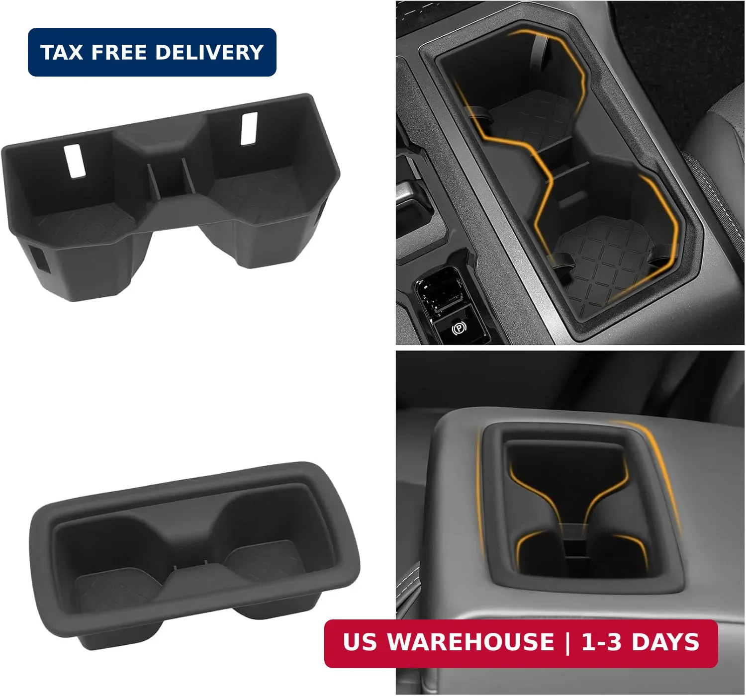 2PCS Cup Holder Compatible with Toyota 2026 RAV4 LE SE XLE XSE Limited Hybrid Ac