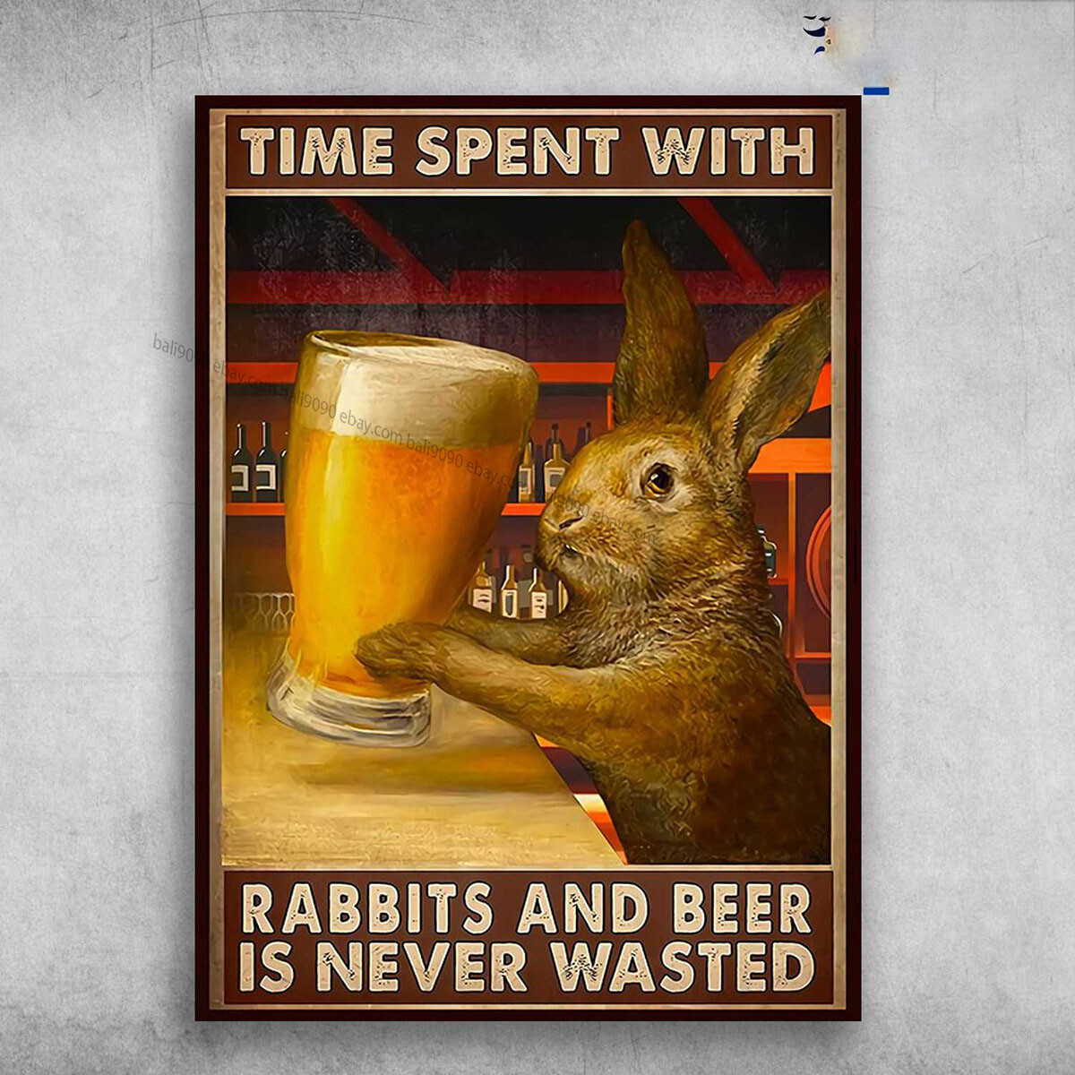 Rabbit Drink Beer, Bunny Beer – Time Spent With, Rabbits And Beer, Is Never W…