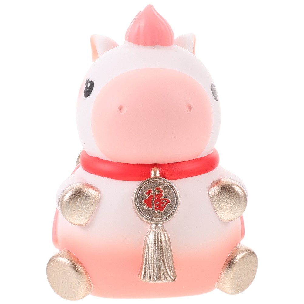 Prosperity Horse Statue Feng Shui Home Decor Coin Saving Money Bank