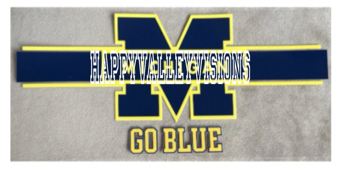 College University MICHIGAN UV DTF Transfer Sticker DIY Cup Wrap Glasses Bottles