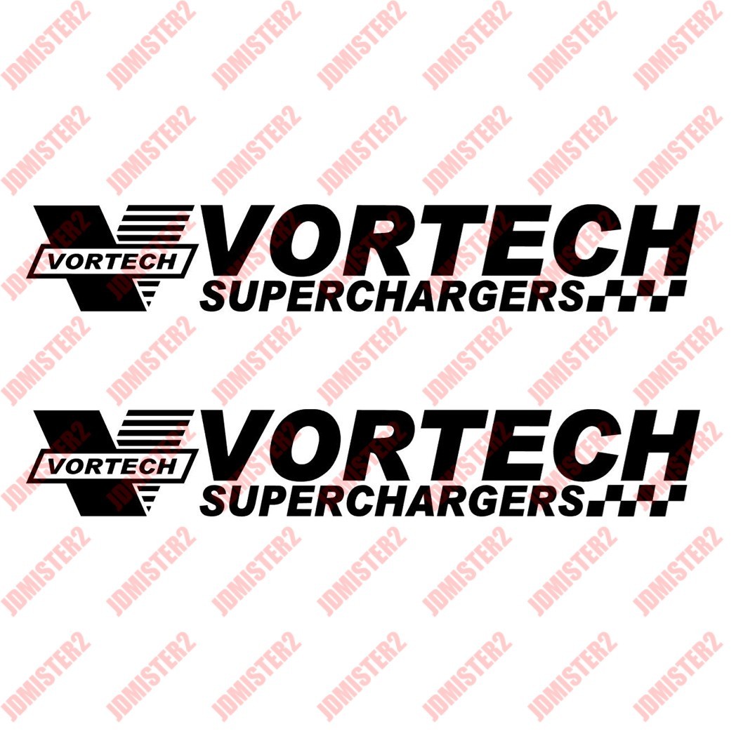 VORTECH Supercharger Decal Vortech Die Cut Vinyl Sticker – Any Size Any Color