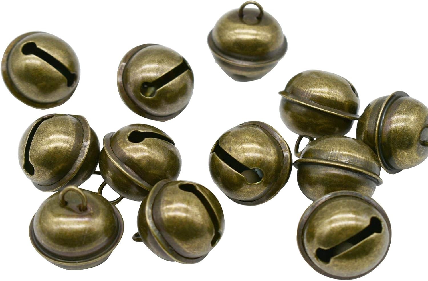 20 PCS Vinta Jingle Bell 1 Inches Antique Decorative Tone
