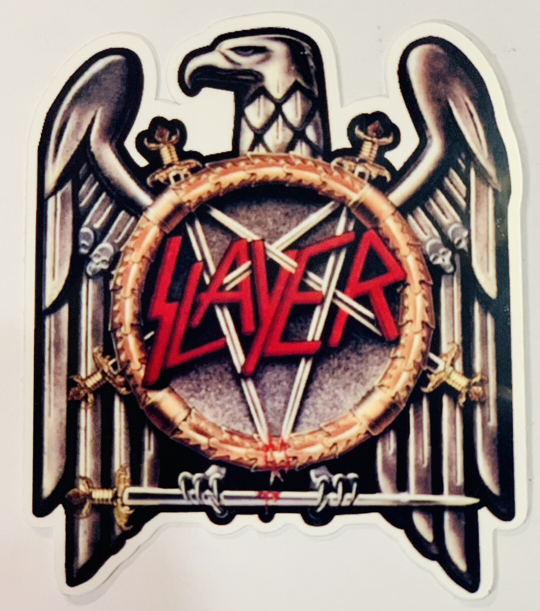 Slayer 4&Prime; Tall Multi-Color Vinyl Decal Sticker