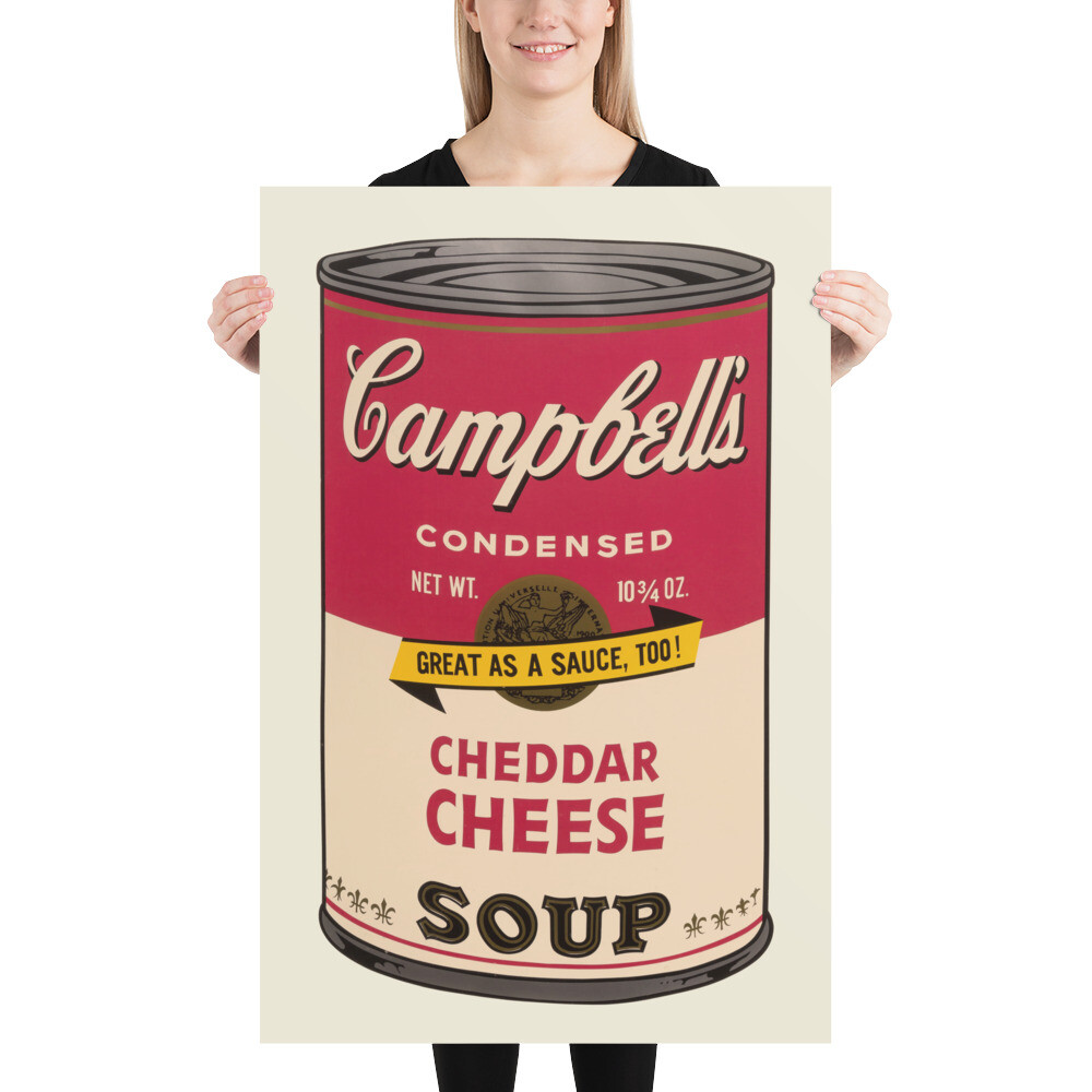 SOUP CAN – Vintage 24&Prime; X 36&Prime; ART PRINT Warhol NYC ART Home Decor