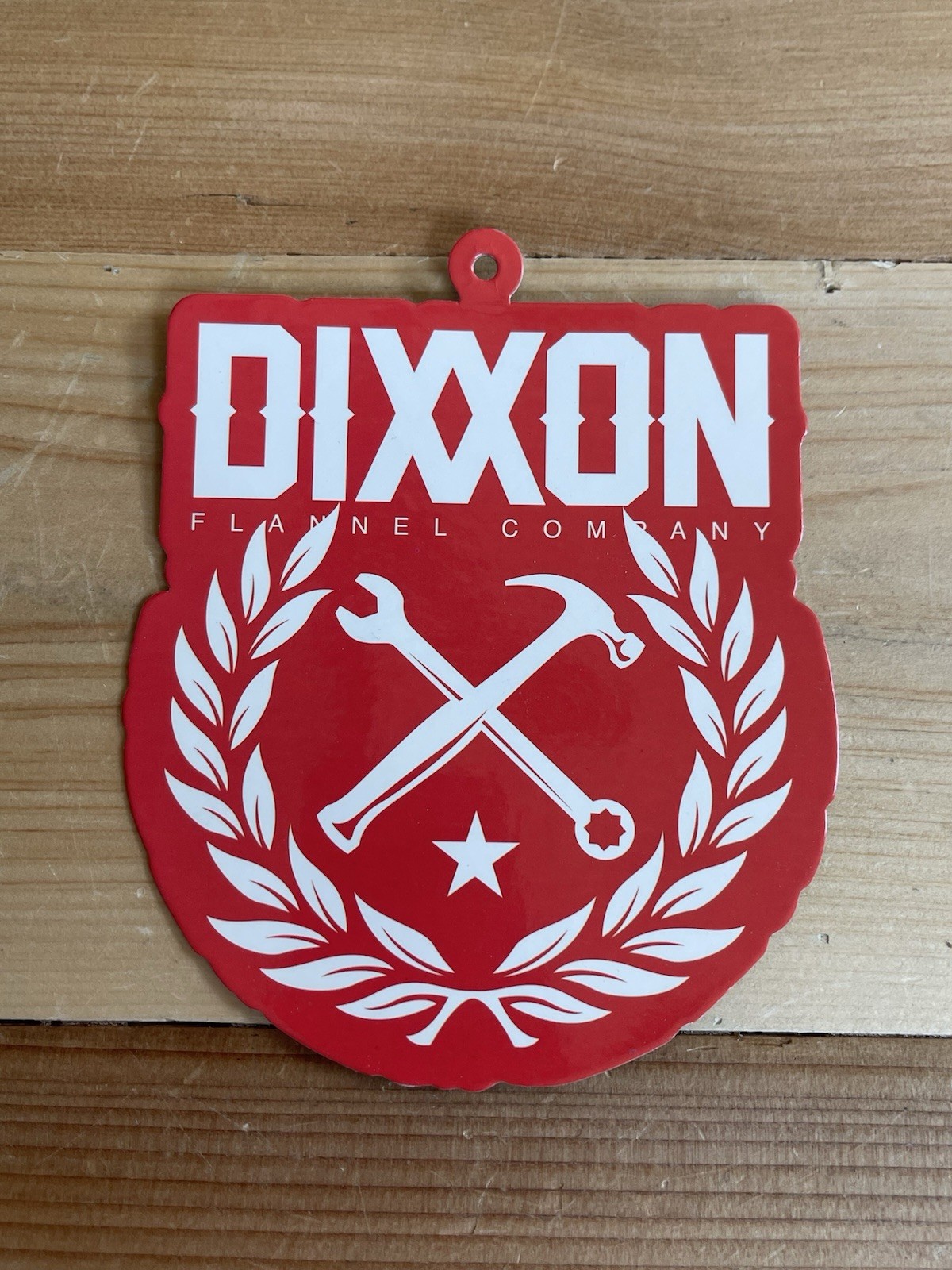 Dixxon Flannel Co Dixxon Crest Sticker Hang Tag