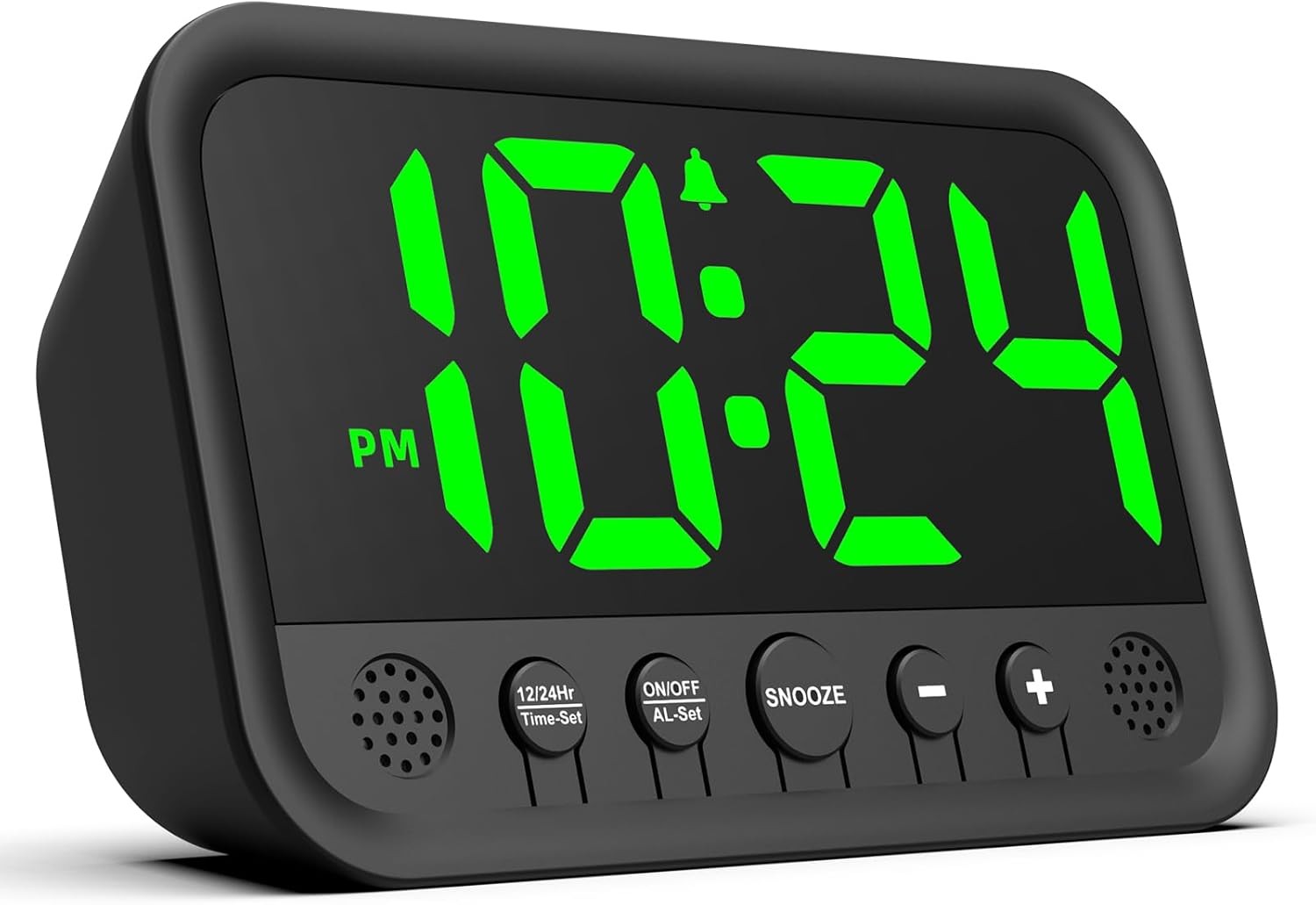 Loud Alarm Clock for Heavy Sleepers Adults, Teens | Plug-In Electric Desk Clock