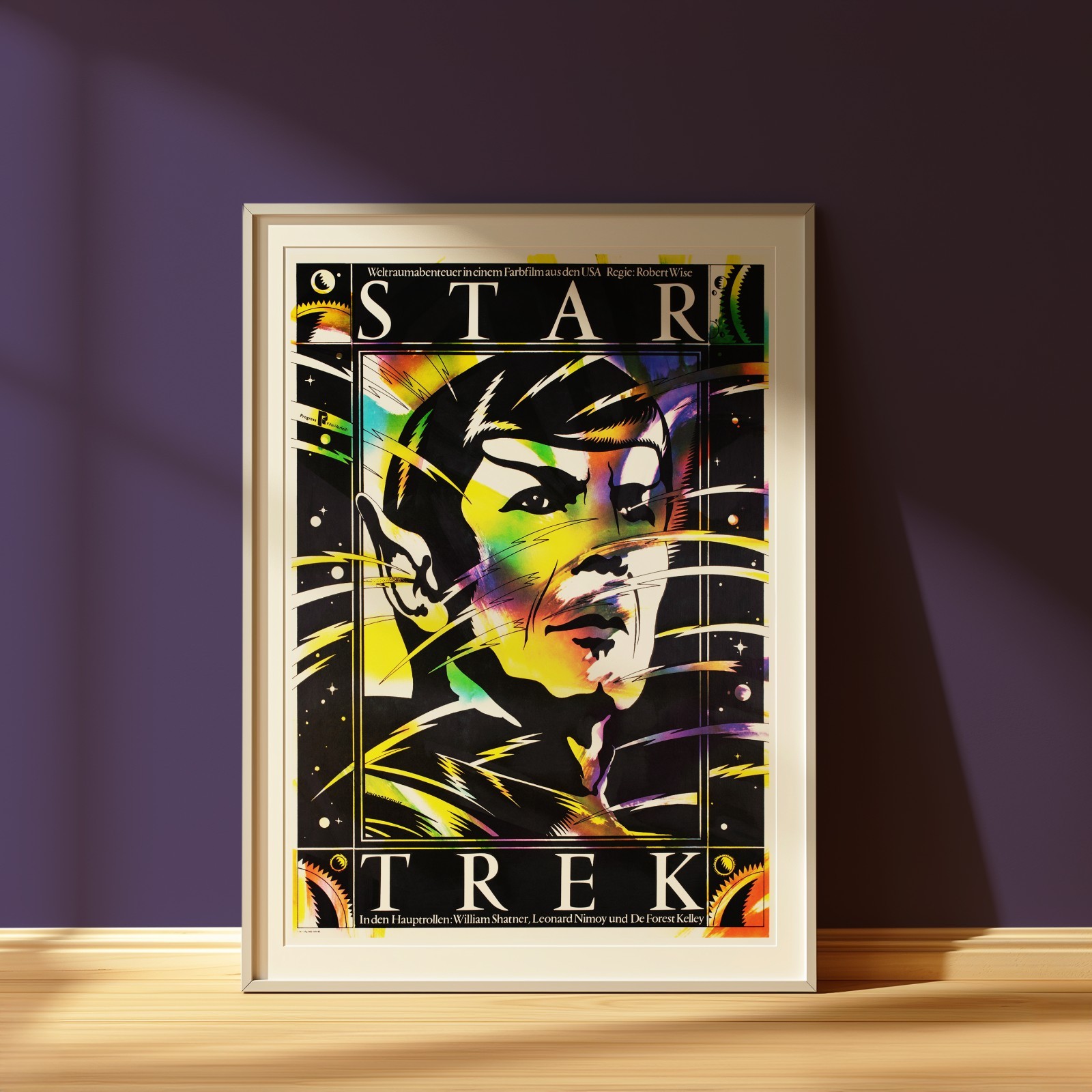 Star Trek Movie Poster 1985 Spock Sci Fi Space Film Vintage Classic Art Print