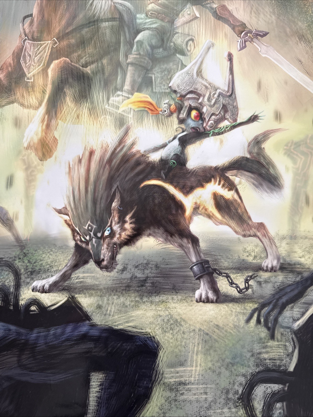 2006 The Legend of Zelda Twilight Princess Poster Nintendo Club Rare 22×28”