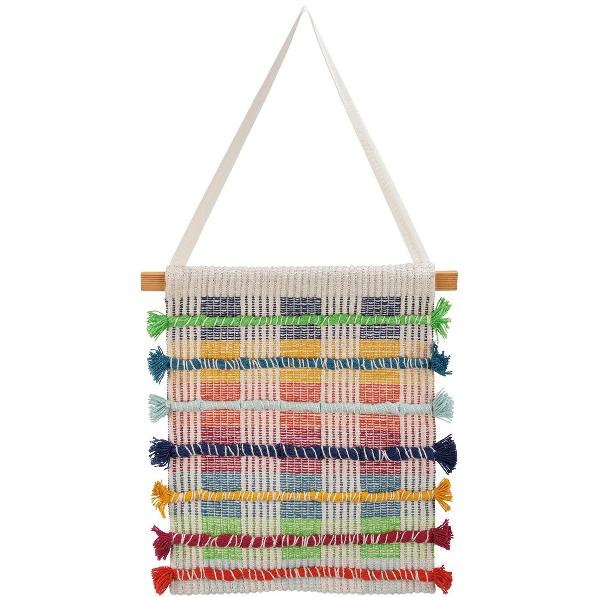 NEW Bohemian Style Multi-Color Block Wall Decor